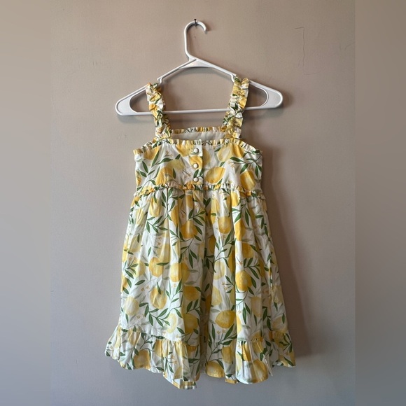final price Cynthia Rowley Girls Size 7 Lemon Ruffle Sundress - Picture 7 of 9